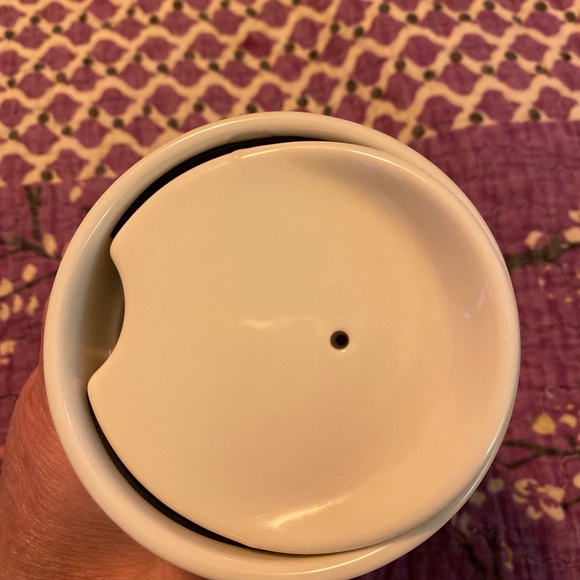 Starbucks finger painting boy coffee tumbler with white lid 2015. H106 - Picture 3 of 6